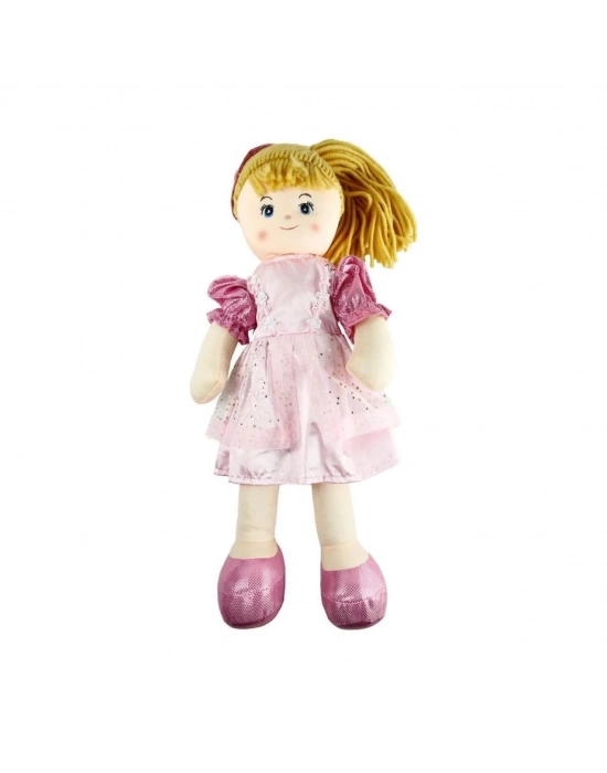 ® AY950C Parlak Elbiseli Bez Bebek 50 cm -Vardem