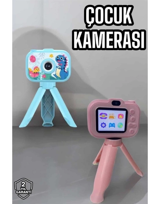 ® Ayaklı Mini Fotoğraf Makinesi Çocuk Için Eğitici Video Kamera