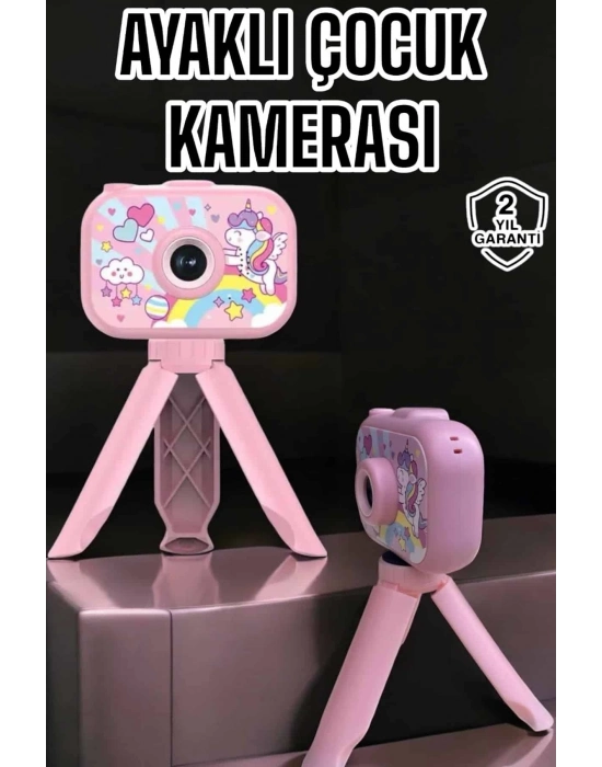 ® Ayaklı Mini Fotoğraf Makinesi Çocuk Için Eğitici Video Kamera