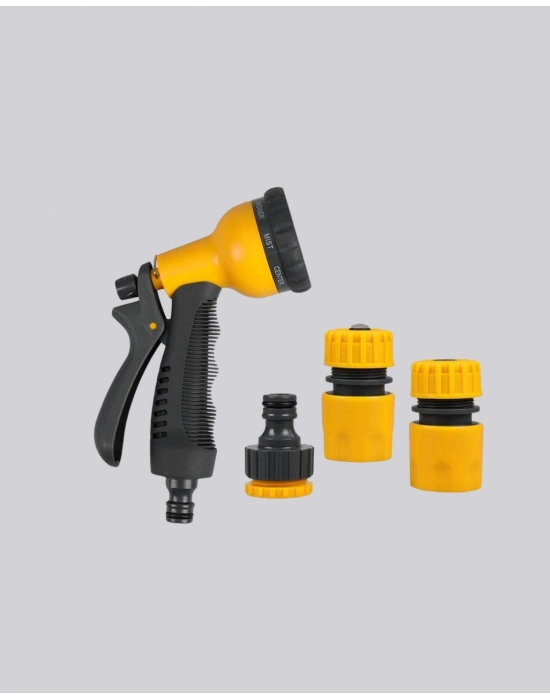 ® Ayarlanabilir Basınçlı 8 Modlu Bahçe Sulama Tabancası Hortum Aparatı