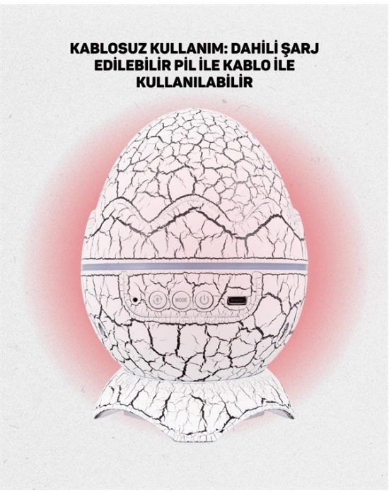 ® Ayarlanabilir Parlaklık ve Sis Efektli Atmosfer Lambası