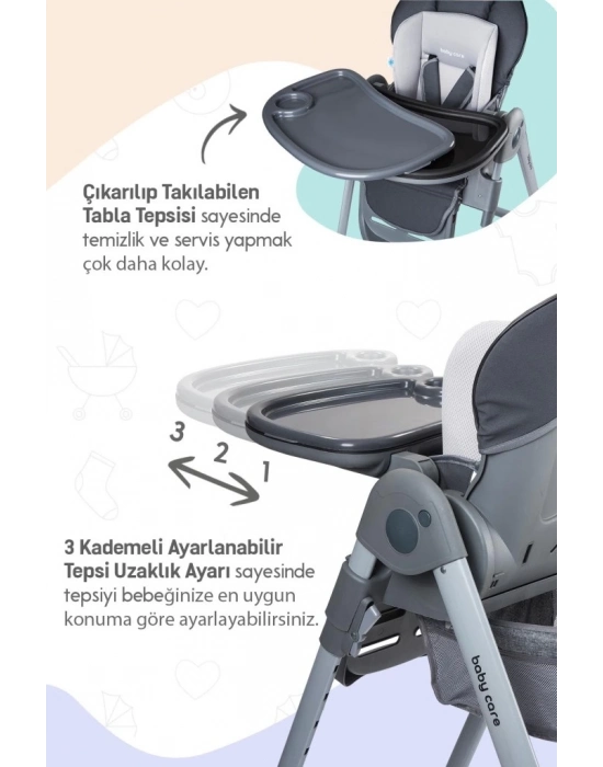 ® BC511 Plus Mama Sandalyesi Antrasit