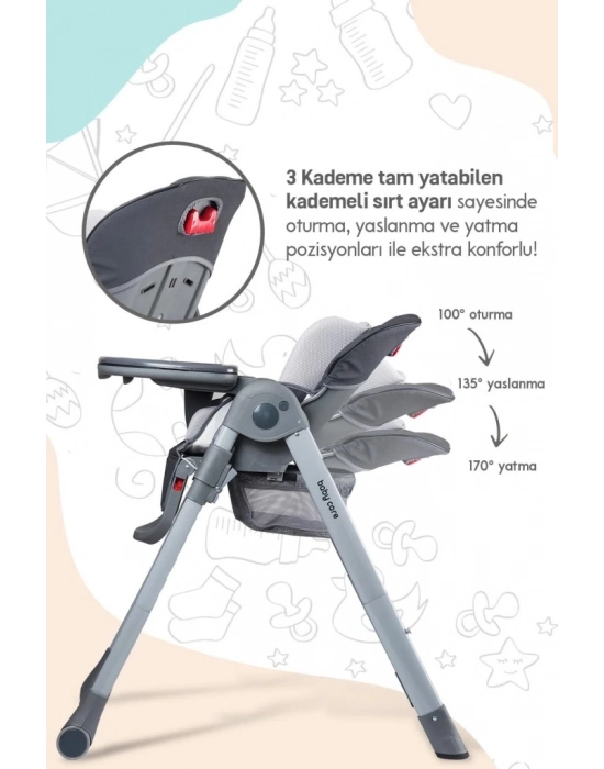 ® BC511 Plus Mama Sandalyesi Antrasit