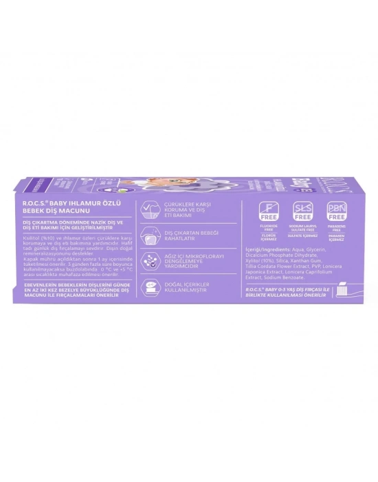 ®  .Baby Diş Macunu 0-3 Yaş 35 ml Ihlamur