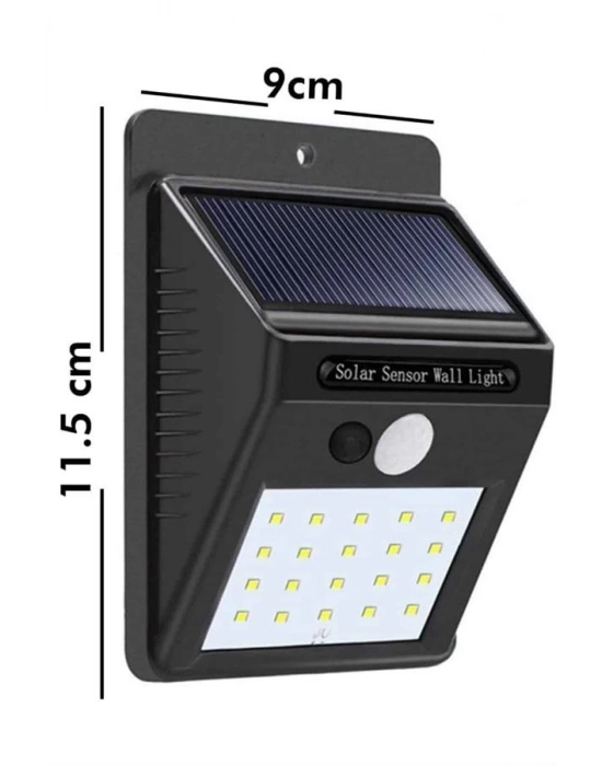 ® Bahçe Aydınlatması Güneş Enerjili Led Işık Lamba Sensörlü Dekoratif