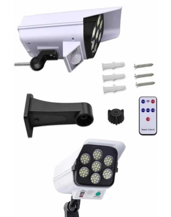 ® Bahçe Aydınlatması Hareket Sensörlü Led Aydınlatma Kamera Görünümlü