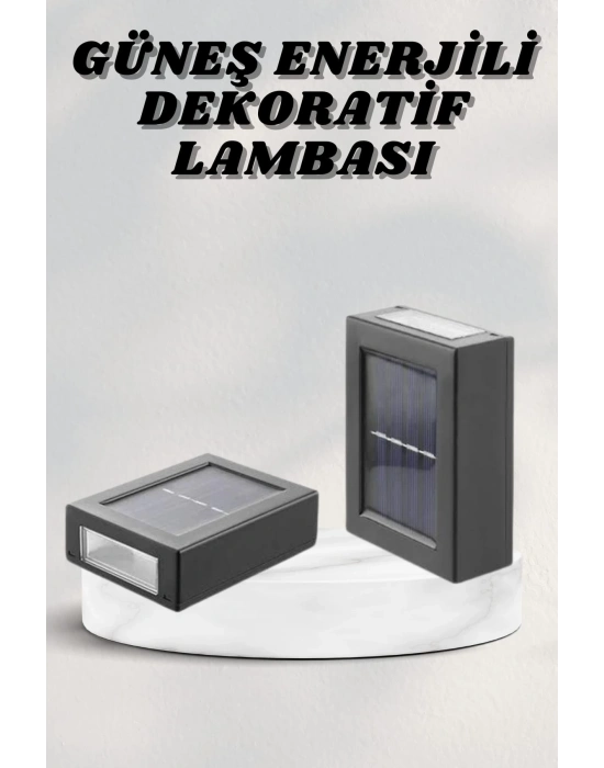 ® Bahçe Aydınlatması Solar Güneş Enerjili Dekoratik Led Işıklı Lamba