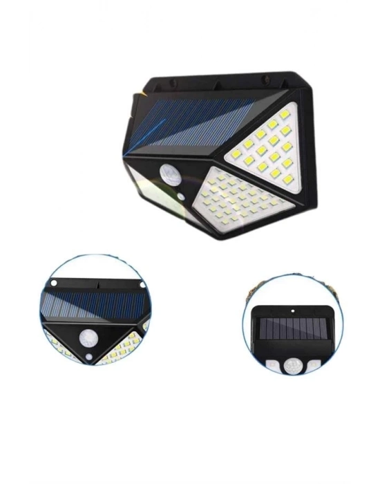 ® Bahçe Lambası Bahçe Aydınlatma Sensörlü Suya Dayanıklı 100 Led