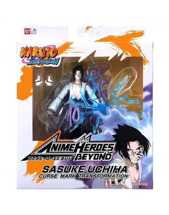 ® Anime Heroes Naruto Sasuke Uchiha Figür ve Aesuar Seti 16 cm