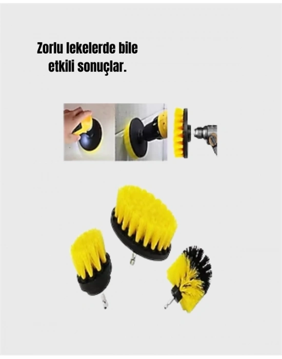 ® Banyo, Mutfak, Jant ve Fayans Temizliği İçin Uygun Matkap Başlığı