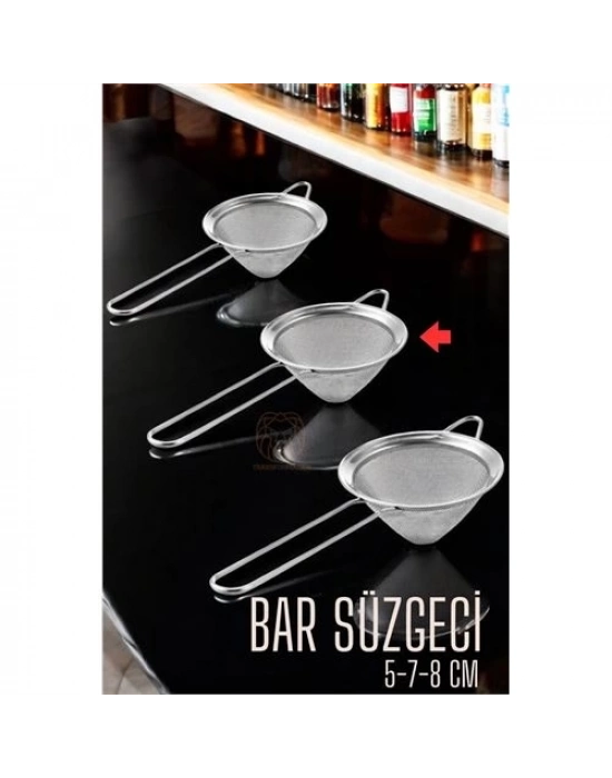 ® Bar Süzgeci Bar Strainer 3 Boy Set 5 7 8 cm