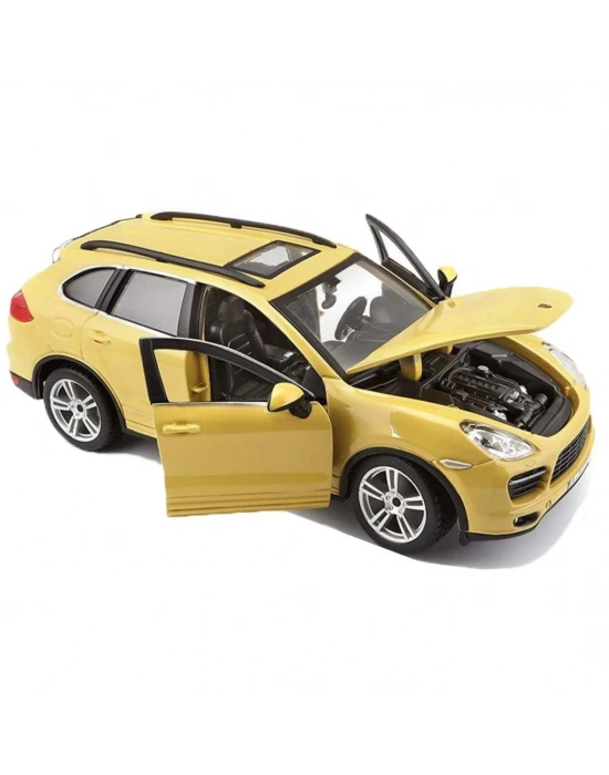 ® 1:24 Porsche Cayenne Turbo Plus Sarı Model Araba