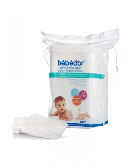 ®   Bebek Temizleme Pamuğu 60 Adet
