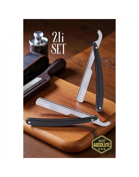 ® Berber Usturası - 2 adet Türk Tipi Berber Tıraş Usturası