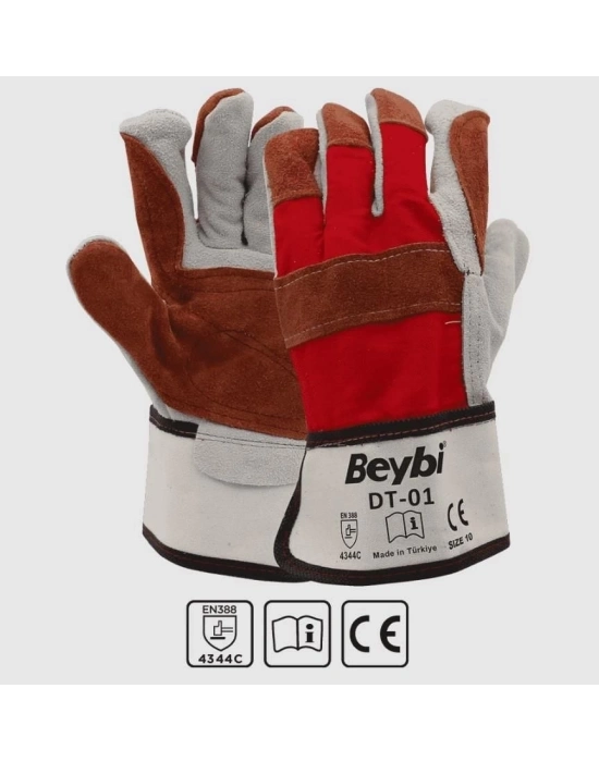 ® Beybi DT-01 Deri Takviyeli Eldiven NO:10