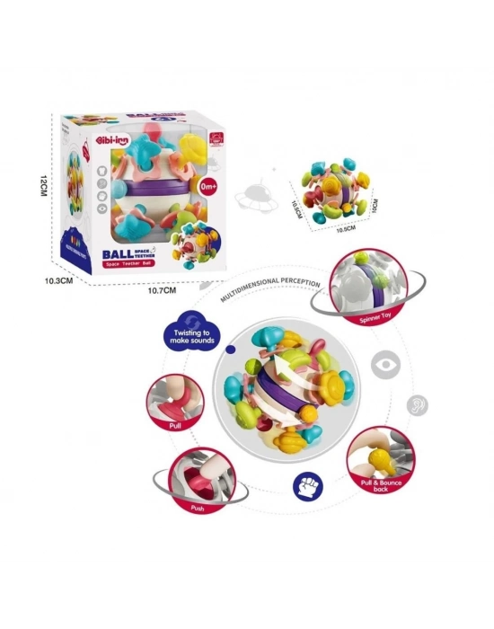 ® BIB6034- 6 in 1 Diş Kaşıyıcılı Bebek Topu