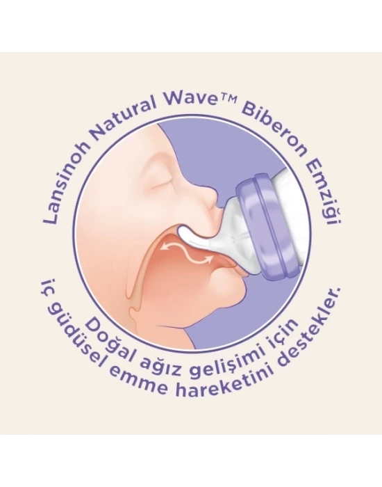 ®   Biberon Natural Wawe Biberon Emziği 240 ml