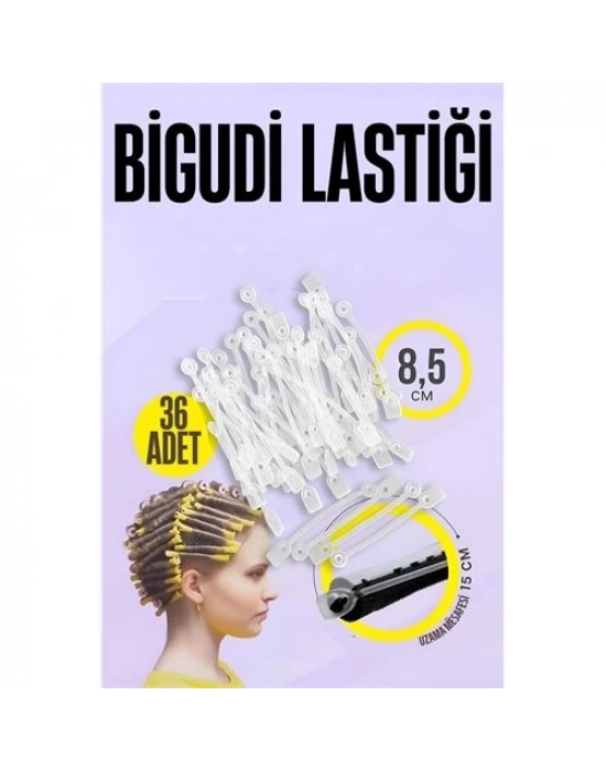 ® Bigudi Lastiği Perma Lastikleri 36 ADET