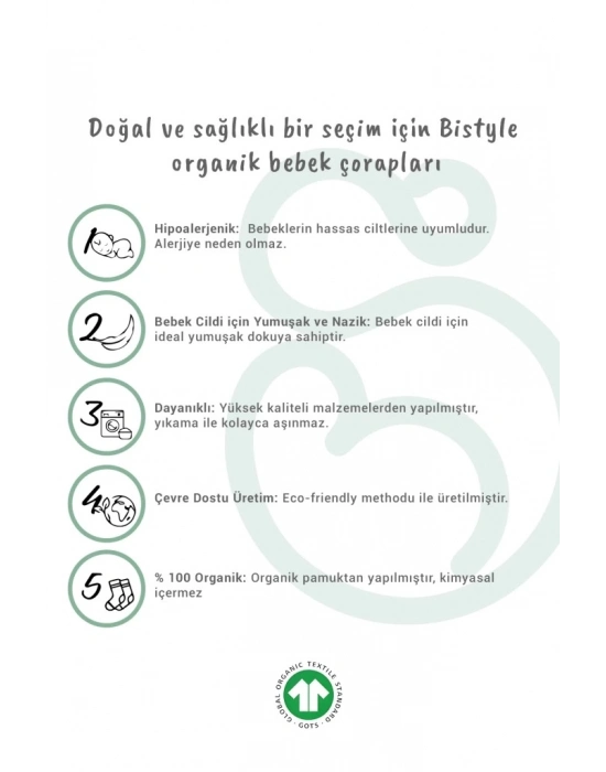 ®   2Li Babet Cute Face Penye Çorap 30103 Bej Beyaz