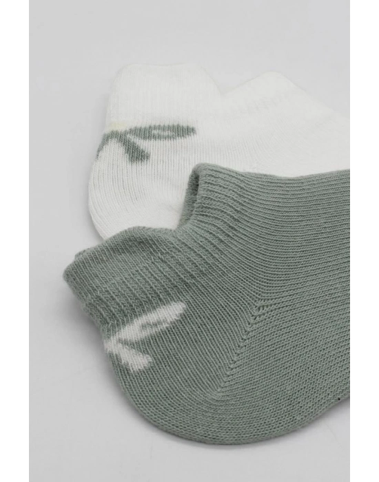 ®   2Li Sneakers Smile Penye Çorap 20106 Nil Ekru