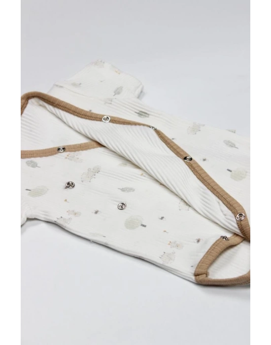 ® Yarım Kol Badi 17115 Ekru Bej