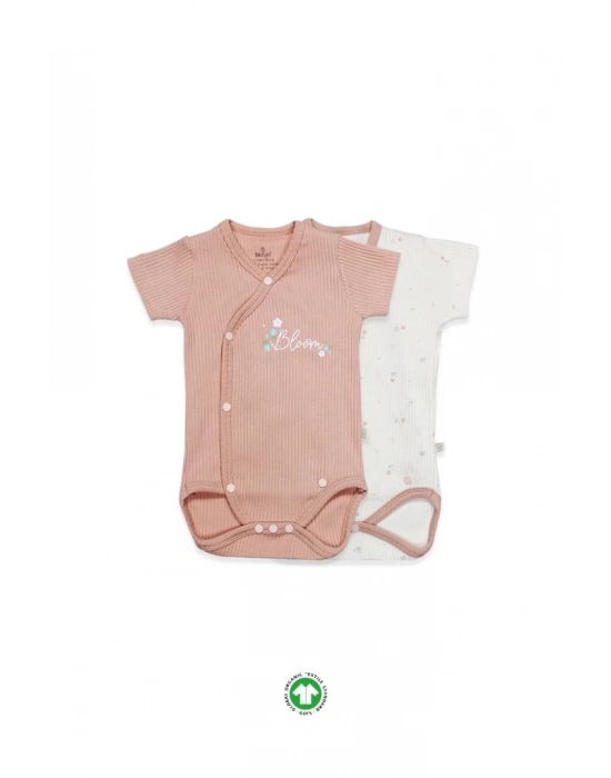 ® 2li Yarım Kol Badi 17119 Ekru Gül Kurusu