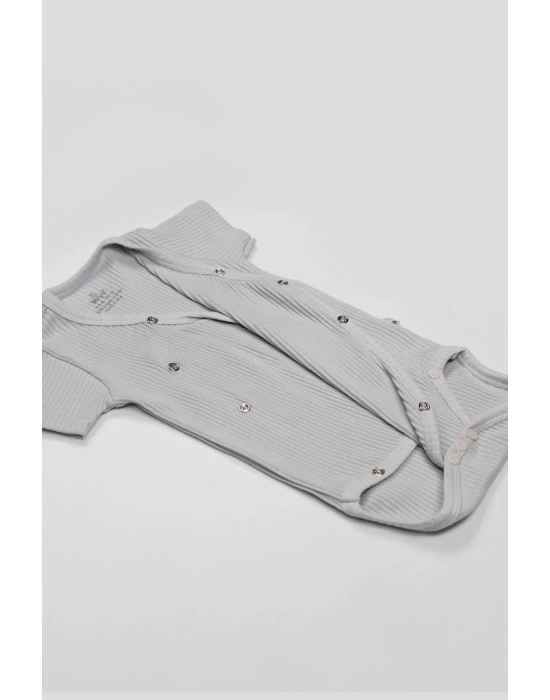 ® 2li Yarım Kol Badi 17117 Ekru Gri