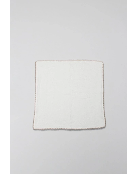 ®   Organik 28x28 6Lı Havlu Mendil 90105 Ekru