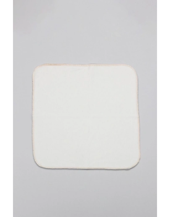®   Organik 28x28 6Lı Penye Mendil 90103 Ekru
