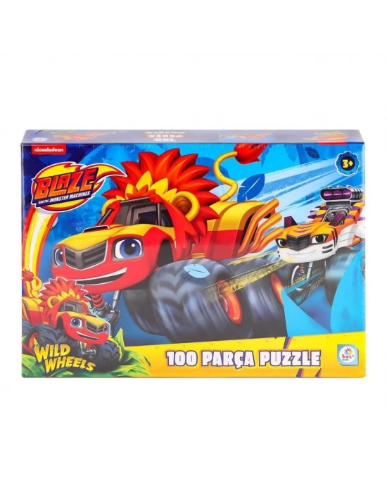 ® BL0048 Blaze Machines 100 Parça Puzzle