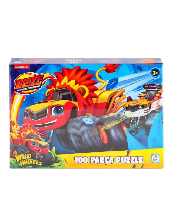 ® BL0048 Blaze Machines 100 Parça Puzzle