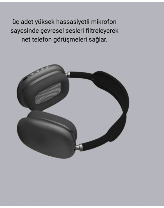 ® Bluetooth 5.0 Kulak Üstü Kulaklık – Gürültü Engelleme, Uzamsal Ses, Hızlı Şarj