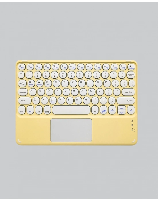 Bluetooth Kablosuz Klavye – İnce Slim Model, Tablet ve Akıllı TV Uyumlu, Sessiz Tuşlu Taşınabilir Klavye