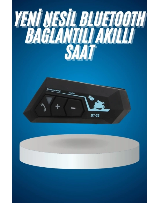 Bluetooth Kask Kulaklığı Intercom 5.0 Bluetooth Android ve İOS Uyumlu