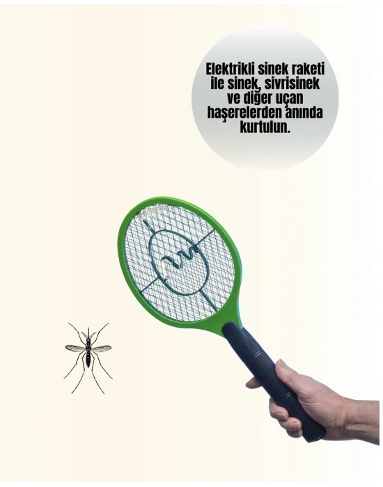 ® Böcek Önleyici Elektronik Sinek Öldürücü | Üç Katmanlı Güvenlik Izgarası