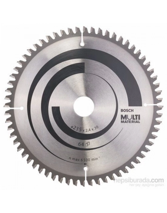 ® Bosch  MultiMaterial 235X2,4X30/25 mm 64 Diş Testere