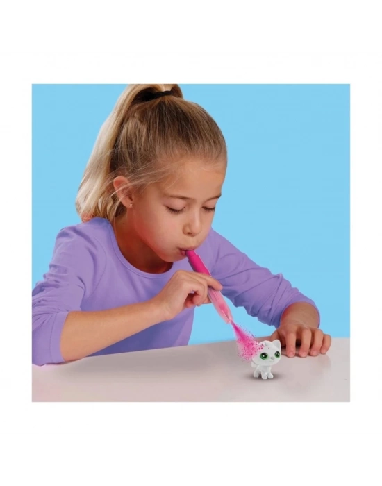 ® Boya Üfleme Kalemi 3x Kedicik Sürprizi