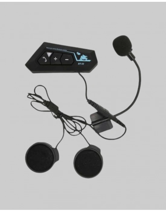 ® BT22 Kask Bluetooth Kulaklık 5.0 Gürültü Engelleyici ve Eller Serbest Kullanım