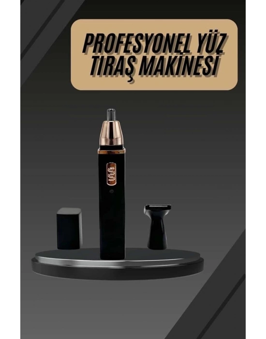® Burun Kulak Kıl Tüy Temizleme Ve Tıraş Makinesi Mini Paslanmaz Çelik