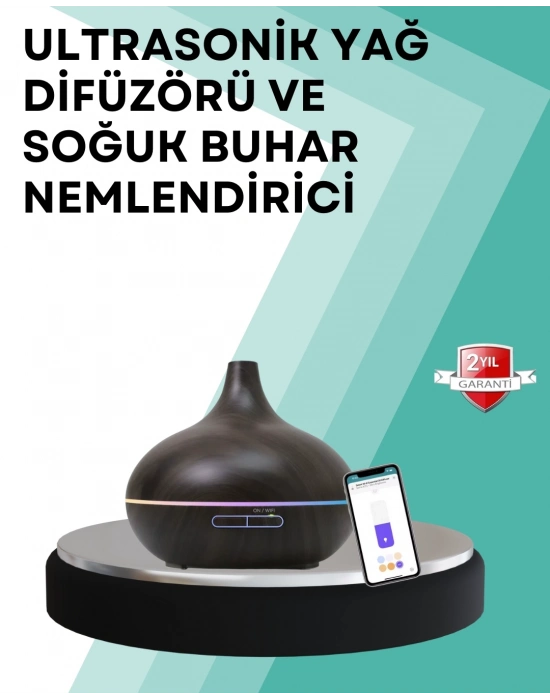 ® Büyük Su Hazneli Ultrasonik Difüzör ve Oda Nemlendirici