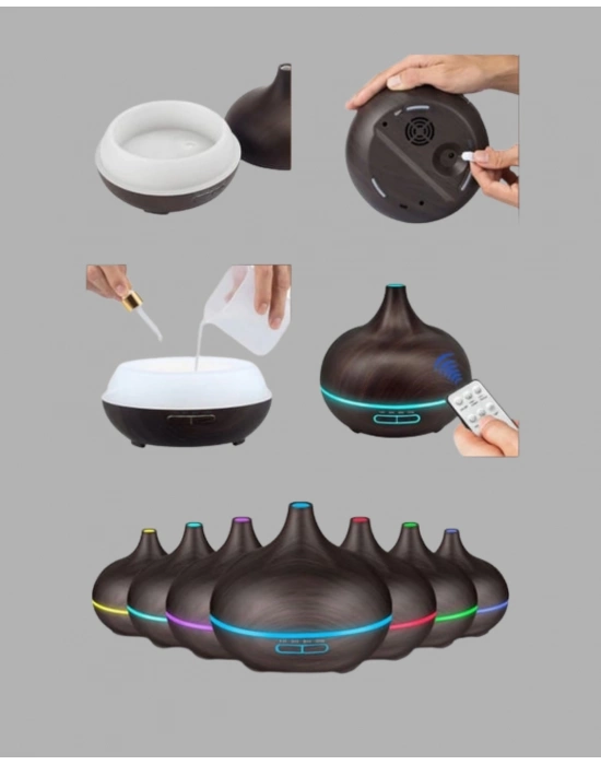 ® Büyük Su Hazneli Ultrasonik Difüzör ve Oda Nemlendirici