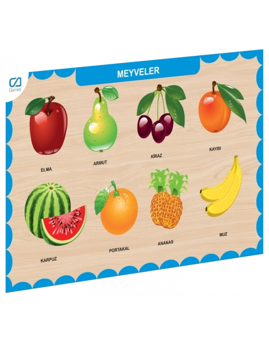 ® CAAHS-3206 AHŞAP MEYVELER BUL-TAK