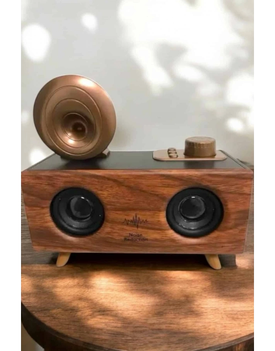 ® Çalar Radyo Müzik Kutusu Nostaljik Hoparlör Speaker