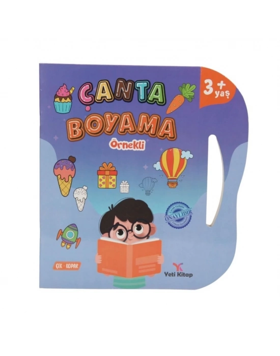 ® Çanta Kitap Boyama Kitabı Örnekli