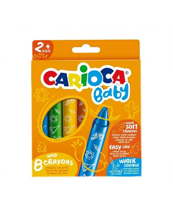 ®  Jumbo Bebek Yumuşak Pastel Boya 8li