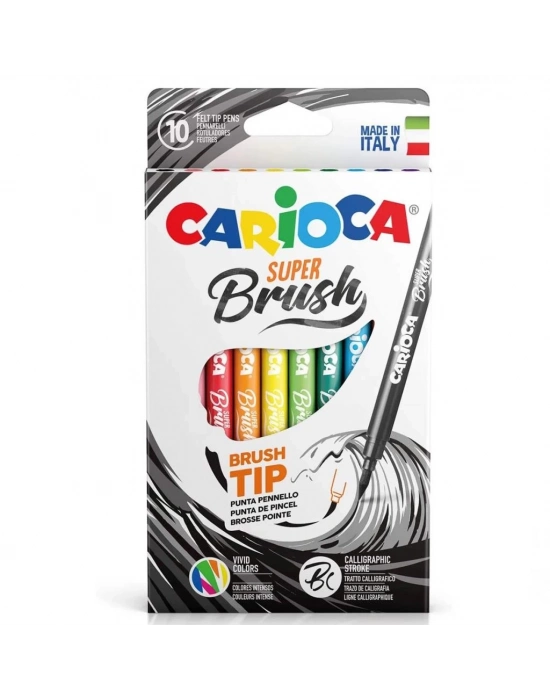 ® Keçeli Boya Süper Brush Fırça Uçlu 10lu 42937