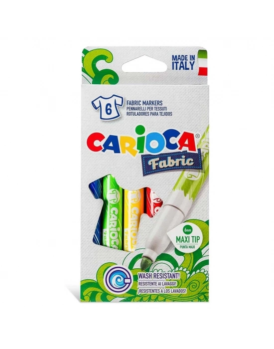 ®  Kumaş Keçeli Boya Kalemi Maxi 6lı