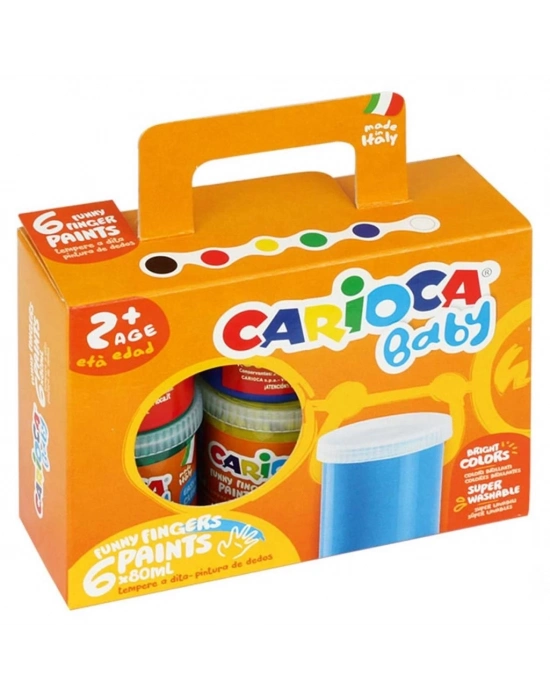 ®  Yıkanabilir Parmak Boyası 6 Renk