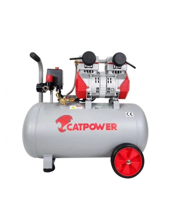 ® Cat Power 1154 50 Litre Yağsız Sessiz Hava Kompresörü 2 Hp