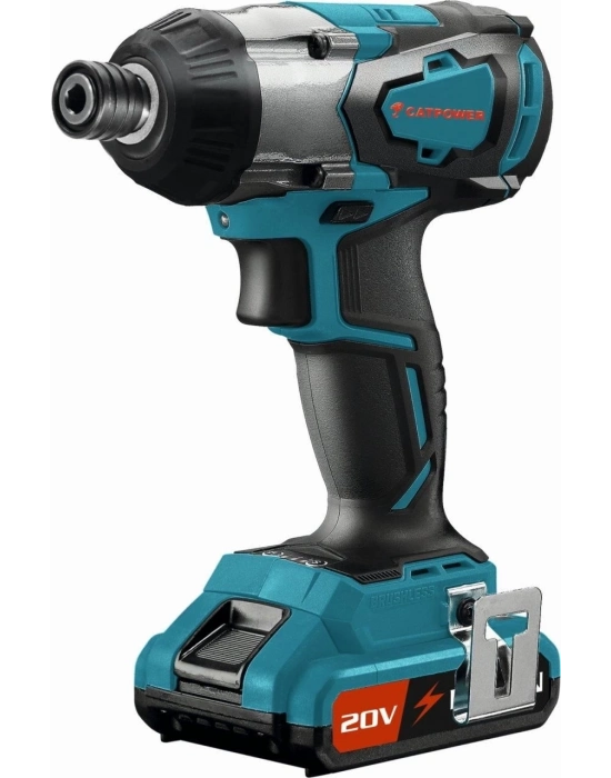 ® Cat Power 4122 Torklu Kömürsüz Şarjlı Matkap 20 Volt